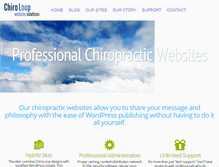 Tablet Screenshot of chiroloop.com